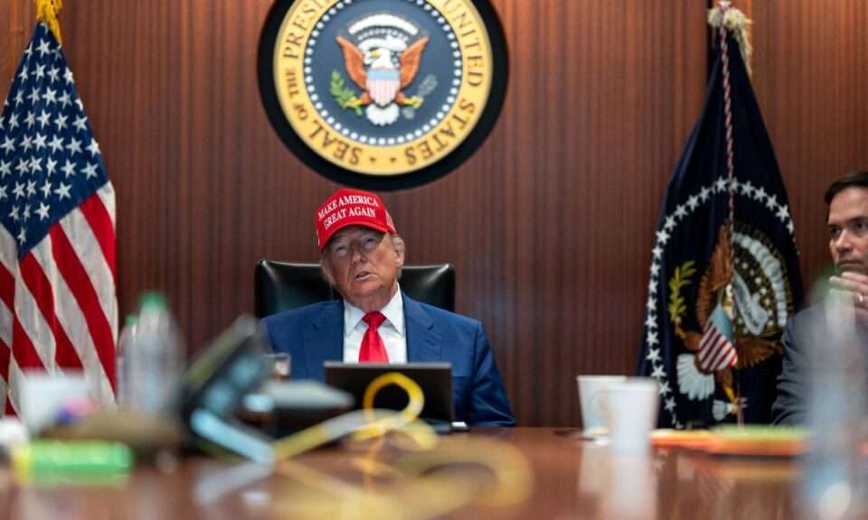 donald trump este sabado en the situation room