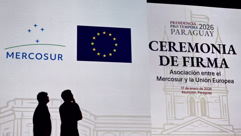 asuncion se prepara para recibir la historica firma del tratado de libre comercio entre la union europea y el mercosur foto afp Z6IINQKYVFEKPKOOWBSBXAN4PQ